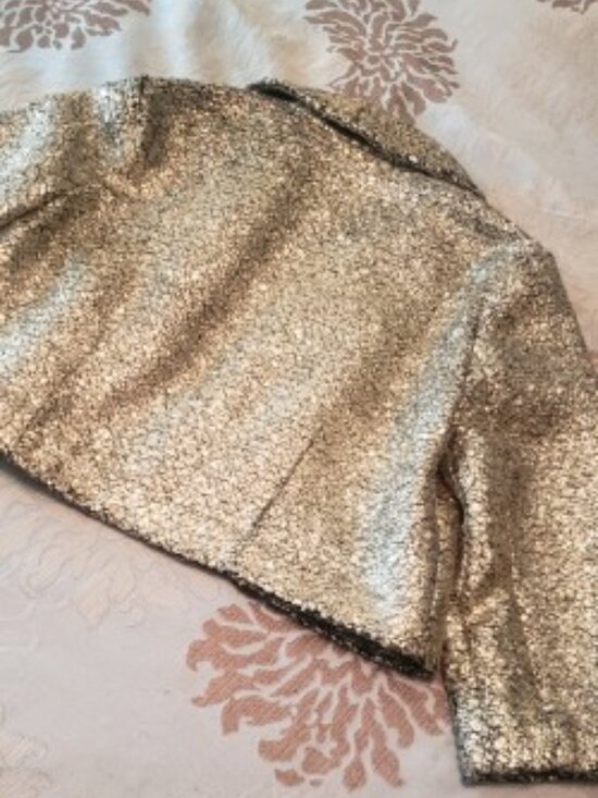 Gold foil event jacket - Picture 2 of 6